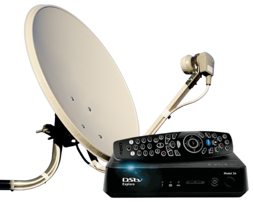 DStv dish, decoder and TV installation kit